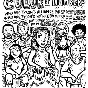 "Color By Numbers" Survivor WaW Episode 4 Print