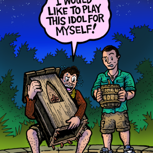 "Adam Makes A Move" Survivor WaW Episode 9 Print