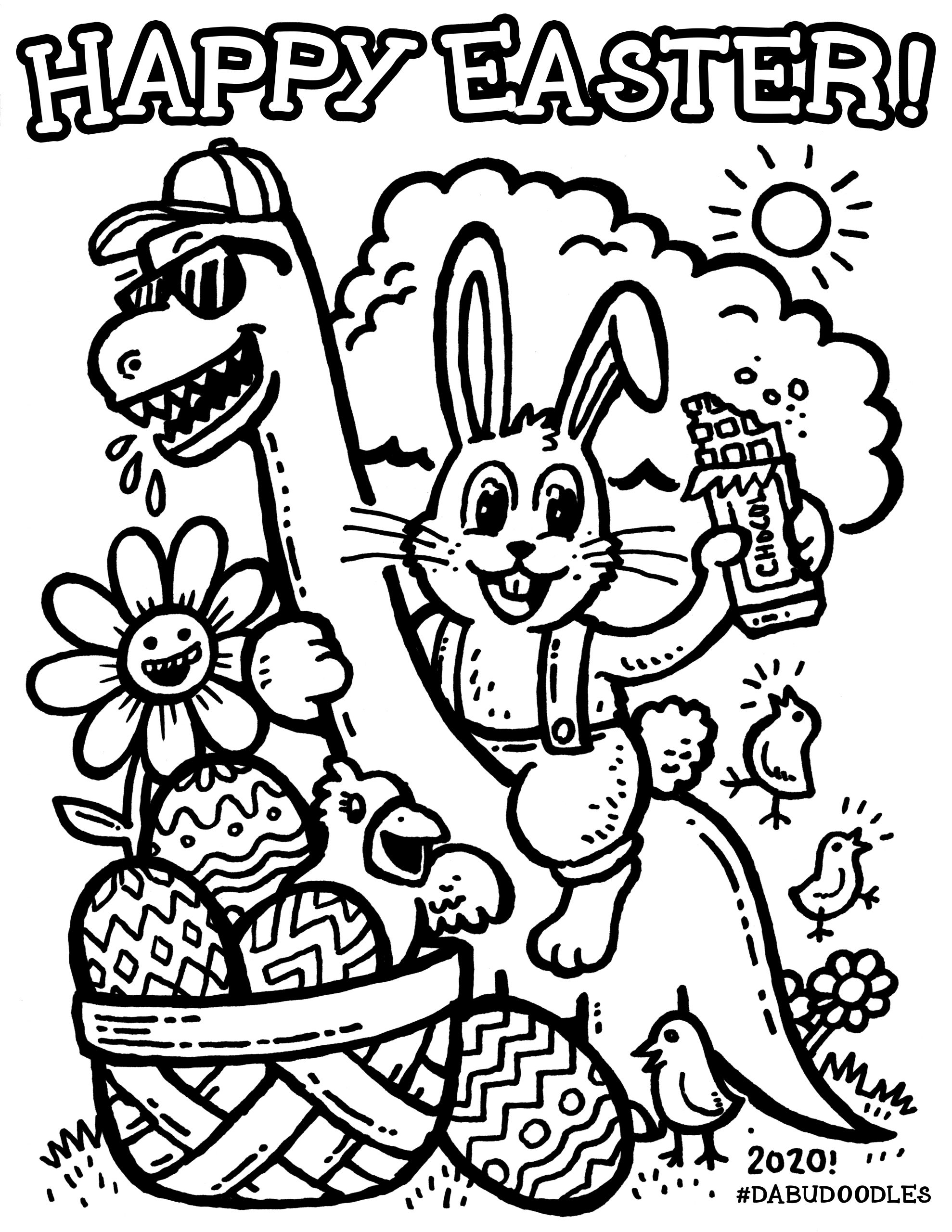 Easter Coloring Printable Pages