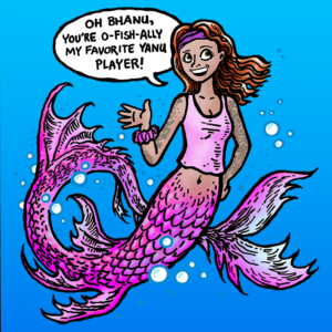 "Kenzie the Dragon Mermaid" Survivor 46 Bonus Print